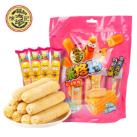 苏宁 徐福记 夹心米果卷90g奶油玉米味 3袋起售