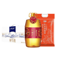 好想你(MISS YOU)/十月稻田/蒙牛特仑苏牛奶花生油大米组合8L+5KG