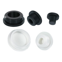 龙云天盾 硅胶T型堵塞耐高温自动化设备堵塞橡胶堵塞防尘孔塞洞管口小塞子100个白色