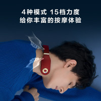 SKG颈椎按摩器颈部按摩仪热敷脖子智能多功能护颈仪4998AI款-红色 1台装