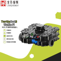 京天博特TurtleBot3 Waffle pi智能机器人移动平台ROS开源slam华夫派无人车 树莓派4B 标准版-树