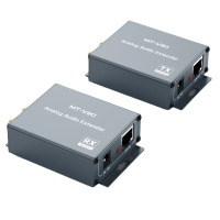 迈拓维矩(MT-viki)双音频网线延长器 500米 3.5mm双莲花传输器笔记本台式电脑连接AUX耳机RCA功放音响话