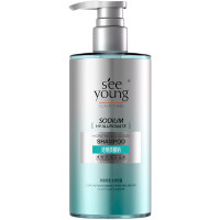 滋源(seeyoung)玻尿酸洗发水无硅油氨基酸补水 玻尿酸水光滢润洗发水 450g*1瓶