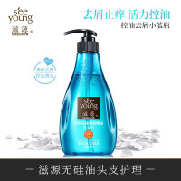 滋源 无硅油洗发水 茶树控油去屑洗发水 400ml*1瓶