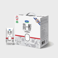 君乐宝巴氏杀菌风味酸奶简醇酸奶零添加蔗糖200ml*12礼盒装