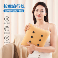 践程JeoyCosy按摩枕车家两用按压式震动按摩靠枕便携抱枕汽车腰部靠垫家用腰部按摩器 M7