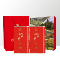 纳福汇恩纳尔 橄榄油西班牙原油进口礼盒1000ML*2 特级初榨食用油