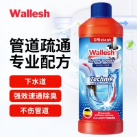 威立世(wallesh) 1000ml 管道疏通剂 清洁剂 (计价单位:瓶) 橘红色