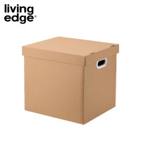 栎捷时(LIVING EDGE)塑胶扣牛皮纸收纳箱 50*40*40CM(计量单位:个)