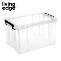 栎捷时(LIVING EDGE)透明收纳箱 70*48*36CM/120L(计量单位:个)