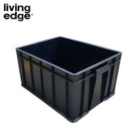 栎捷时(LIVING EDGE)加厚防静电带脚轮周转筐 筐外尺寸600*500*300MM(计量单位:个)