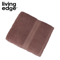 栎捷时(LIVING EDGE)可挂式抗菌纯棉亮丝方巾毛巾抹布两用34*34cm/50g(计量单位:条)咖色