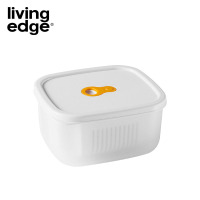栎捷时(LIVING EDGE)食品级保鲜盒 有滤网12*8.5*4.5CM/310ML(计价单位:个))