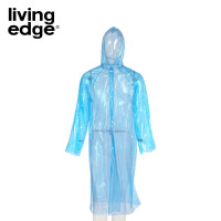栎捷时(LIVING EDGE)均码 一次性PE 连体雨衣(计价单位:件)蓝色
