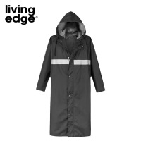 栎捷时(LIVING EDGE)双层连体式 雨衣(计价单位:件)黑色