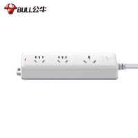 公牛(BULL) gn-405D-3M 插排 三插位 其中一个16A 无开关 (计价单位:个) 白色