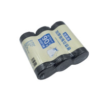 3卷/包 加厚抽绳 垃圾袋 黑色