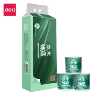 得力(deli) WJ3275-01 3层275段有芯 10卷/提 卷纸 (计价单位:提) 白色