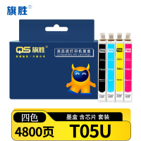 旗胜墨盒T05U适用爱普生WF-4838 7848 四色 套