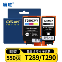 旗胜 墨盒T289/T290适用爱普生Epson WorkForce WF-100套
