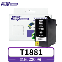 简微 墨盒(爱普生WF-3641 7111 7621 7218)T1881 支