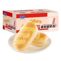港荣蒸面包 手撕整箱营养早餐食品办公室代餐休闲食品孕妇零食 咸豆乳味450g