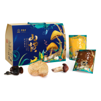 半亩川 山珍悦礼 1460g 木耳 猴头菇 赤松茸 菌菇 山珍礼盒 中秋福利