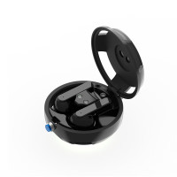 HYUNDAI 指尖陀螺蓝牙耳机真无线半入耳式游戏运动降噪耳机YH-B009 黑曜石