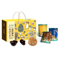 半亩川 山珍献礼1438g 木耳猴头菇赤松茸8拼菌菇山珍礼盒 中秋福利团购