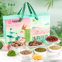 半亩川 冰韵川语1450g 杂粮粥 雪花银耳虫草参绿豆礼盒中秋礼盒