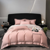 雅鹿轻奢全棉四件套 露娜-优雅粉 YL3119