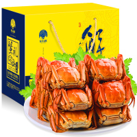 姑苏渔歌 大闸蟹礼券 螃蟹礼盒 团购礼品卡 皇家精品系列 598型 公3.0两 母2.0两 3对 6只