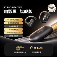 SANAG塞那Z7Pro开放式挂耳式不入耳挂耳式运动通话降噪耳机-黑色
