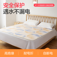 彩虹 双控双温可水洗化纤双人电热毯1.8*1.5米 1855