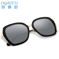海俪恩新款墨镜女街拍彩膜眼镜时尚大框偏光太阳眼镜N6526TD51