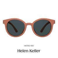 海伦凯勒 儿童男女款防紫外线太阳镜户外防晒墨镜HKS906N05灰色镜片(3-6岁均可)