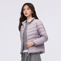 波司登(BOSIDENG)25年新款短款轻薄羽绒服女90绒户外野营登山旅游外套 填充物:鸭绒 数字薰衣草6211