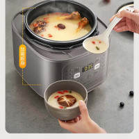 美的(Midea) 电压力锅大容量智能预约定时高压锅煮饭煲汤压力锅自动控压多重安全保护5L YLC555 台