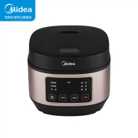 美的(Midea)智能多功能电饭煲锅家用快速煲汤煮粥柴火饭3L焖香黑晶聚釜内胆预约6段精煮 MB-AFB3061R 台