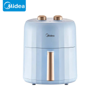 美的(Midea)无油少烟空气炸锅家用全自动多功能电炸锅薯条机热风循环不用翻面4.7升 MF-KZE5012 台