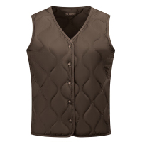 波司登(BOSIDENG)新款25年轻薄羽绒服鸭绒短款90绒V领葫芦纹充绒量:21g-37g深褐棕