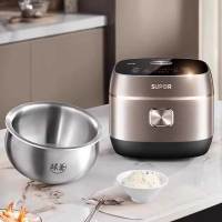 苏泊尔0涂层电饭煲316L不锈钢IH球釜3L