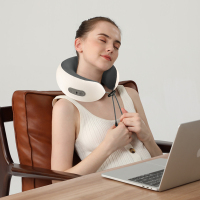 联创 U型按摩枕 颈椎按摩仪 U型按摩颈枕 DF-MS1100M