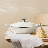 温仑山VELOSAN 布尼卡星白珐琅锅27cm VE051 星白色