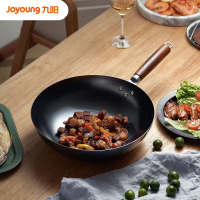 九阳(Joyoung)炒锅铁锅无涂层健康精铸铁锅不易生锈炒菜锅电磁炉燃气通用32cm CTW3201-C 个