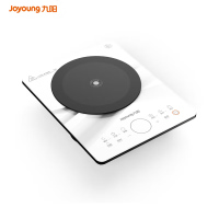 九阳 电磁炉家用2200W大火力6D防水触控多功能电磁灶套装C22S-N415 乳白色 台