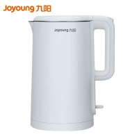 九阳电热水壶家用烧水壶开水煲双层壶体无缝内胆304不锈钢1.7L K17-F30 台