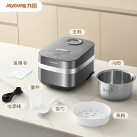 九阳(Joyoung)电饭煲0涂层316L不锈钢电饭锅家用3-4人无涂层耐用微压F-30F316L 台