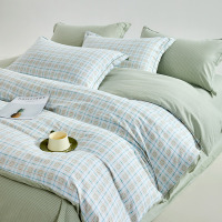 無印良品 A类色织双层纱四件套 200*230