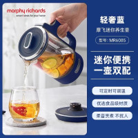 摩飞 MR6085 迷你养生壶办公室小型多功能便携mini养生杯家用自动煮茶烧水 轻奢蓝
